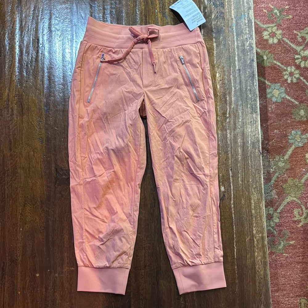 Athleta Coral Joggers with Zippered Pockets
